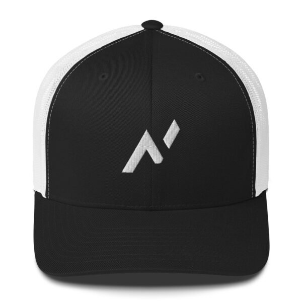 Gorra trucker logo blanco