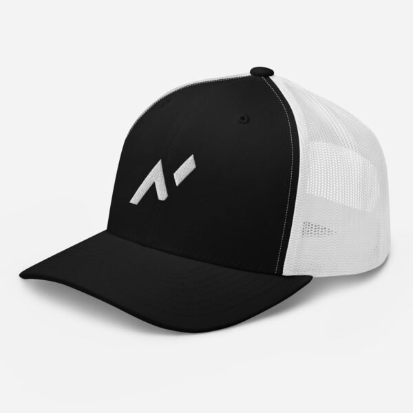 Gorra trucker logo blanco