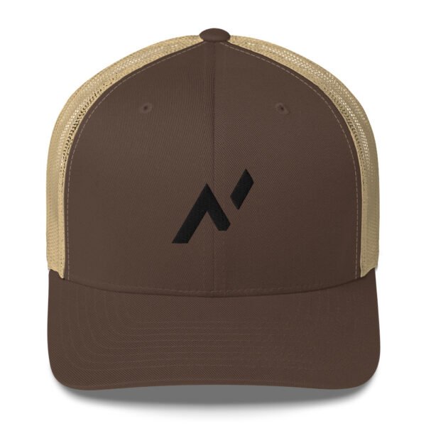 Gorra trucker logo negro